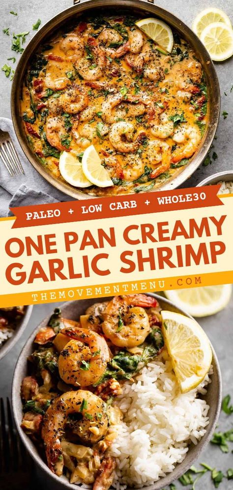 One Pot Meals Shrimp, Chicken And Shrimp Recipes Healthy Low Carb, Seafood Recipes Gluten Free, Healthy Shrimp Dinner Recipes Low Carb, Low Calorie Shrimp Meals, Whole 30 Shrimp Recipes, Shrimp Low Carb Recipes, Low Carb Shrimp Dinner, Low Calorie Shrimp Dinner