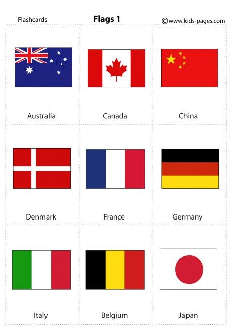 Flags 1 flashcard World Flags Printable, World Flags With Names, Different Country Flags, All World Flags, All Country Flags, World Flags, Flag Printable, Different Flags, Countries And Flags