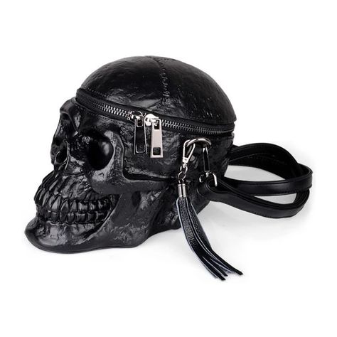 Fashion Designer Satchel Package Skull BagsOriginality Women Bag Funny Skeleton Head Black Handbad Single Package _ - AliExpress Mobile Skull Handbags, Skull Purse, Skull Bags, Skeleton Head, Punk Design, Funny Skeleton, Skull Head, Drag Queens, Black Skulls