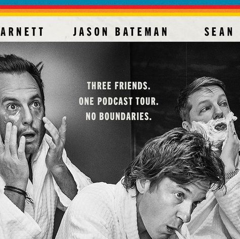 Sean Hayes on Instagram: "Yay! The official poster for the documentary of our “SmartLess” Tour is here! #SmartLessOnTheRoad premieres May 23rd, only on Max. #StreamOnMax #SmartLess" Smartless Podcast, Sean Hayes, Jason Bateman, Will Arnett, Three Friends, Movie Scenes, Documentaries, Instagram