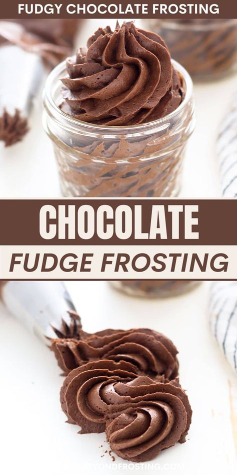 Ultra-rich and irresistibly creamy, this decadent chocolate fudge frosting is the perfect chocolatey topping for your favorite cakes and cupcakes. Chocolate Fudge Frosting Recipe, Fudge Frosting Recipe, Fudge Cake Filling, Chocolate Frosting Recipe Easy, Homemade Chocolate Fudge, Chocolate Frosting Recipe, Chocolate Buttercream Recipe, Easy Chocolate Fudge, Yellow Cake Recipe