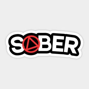 Sober With Red AA Symbol - Alcoholics Anonymous - T-Shirt | TeePublic Alcoholic Anonymous, Aa Symbol, 12 Steps Recovery, Vision 2025, Motivational Svg, Just For Today, Sublimation Png, Stickers For Men, Tv Show Stickers