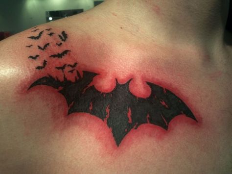 Bat tattoo Bat Tattoo Ideas Men, Bat Tattoo Men, Bat Tattoos Men, Bats On Chest Tattoo, Bat Hand Tattoo, Divers Tattoo, Bat Wing Chest Tattoo, Messy Tattoo, Bat Chest Tattoos For Women