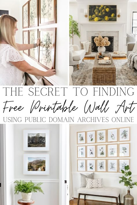 Free Downloadable Prints Decor, Printable Gallery Wall Art, Foyer Wall Art Ideas, Free Printable Wall Art Vintage Living Room, 4x6 Printable Wall Art Free, 2023 Wall Art, Free Coastal Printable Wall Art, Best Public Domain Art, Photography Prints Wall Art