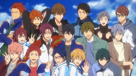 HECK YEAH I LOVE THIS Free Dive, Swimming Anime, Rin Matsuoka, Free Eternal Summer, Anime Group, Splash Free, Free Iwatobi Swim Club, Free Iwatobi, Eternal Summer