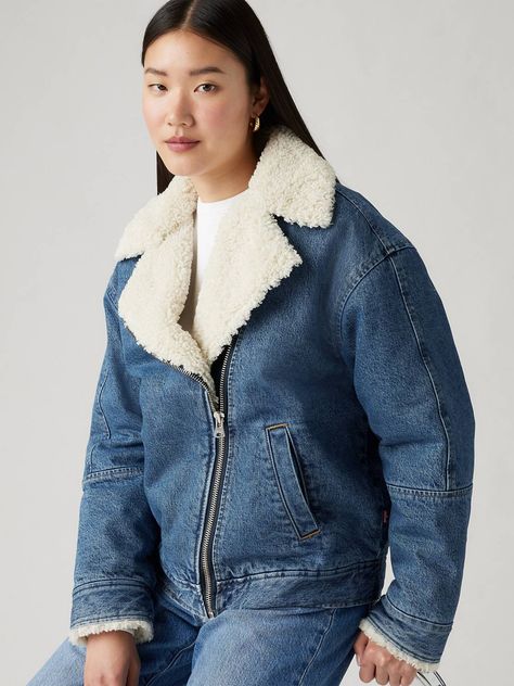 Denim coat jacket