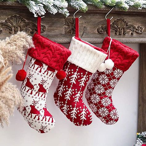 Rustic Christmas Stocking, Christmas Socks Gift, Christmas Stocking Ornament, Christmas Slippers, Stocking Ornament, Xmas Tree Ornament, Stocking Gifts, Xmas Stockings, Christmas Socks