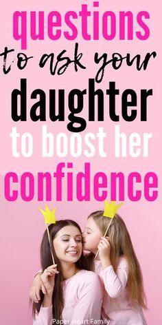 Questions To Ask Your Daughter, Questions For Girls, Uppfostra Barn, Daughter Activities, Mother Daughter Bonding, Parenting Girls, Mommy Quotes, Raising Girls, Education Positive