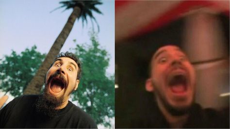 Linkin Park Matching Pfp, Linkin Park Funny, Mike Shinoda Art, Serj Tankian Funny, Serj Tankian, Linking Park, Linkin Park Chester, Same Energy, Mike Shinoda