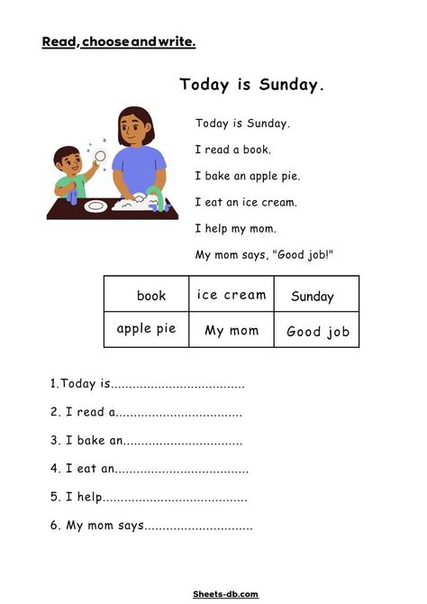 Free pdf Kindergarten Reading Comprehension, Reading Comprehension Kindergarten, Job 1, Comprehension Worksheets, Reading Worksheets, Reading Comprehension Worksheets, Kindergarten Reading, New Class, Sight Words