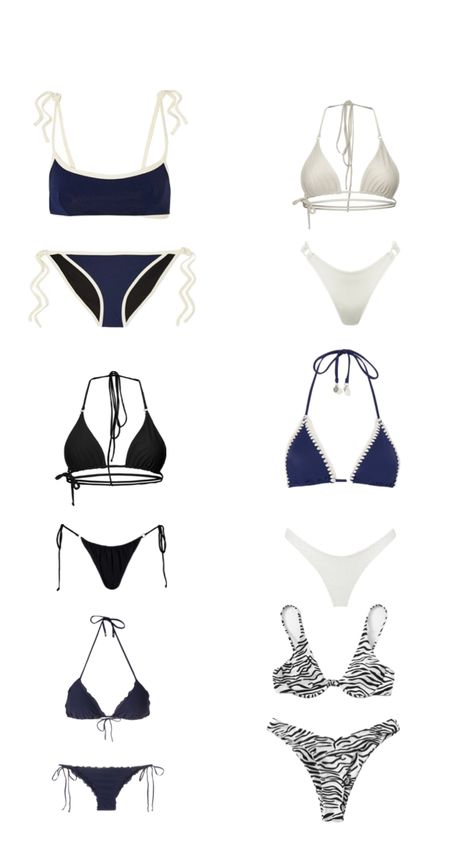 Swimsuits every one needs #popular #stockholmstyle Stockholm Style Swimwear, Cute Bikins For Teens, Greece Bathing Suits, Bathing Suit Collection, Swimsuit Ideas, Spring Break Outfit, Trendy Swimsuits