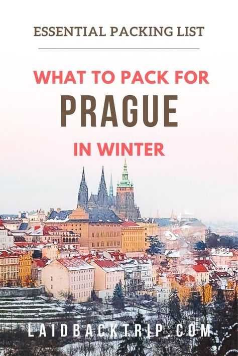 Prague Packing List, Prague Winter, Prague Travel Guide, Winter Holiday Outfits, Winter Packing List, Packing Essentials List, Things To Pack, Visit Prague, Christmas In Europe