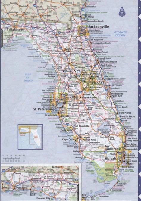 Florida State Map, Highway Map, Park River, Florida Destinations, Map Of Florida, Printable Maps, Usa Map, Creative Template, Wall Maps