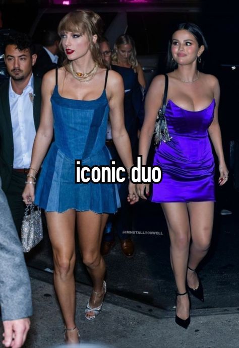 Taylor Swift And Selena Gomez, Selena And Taylor, Taylor Swift Fan Club, Estilo Taylor Swift, Taylor Swift Cute, Taylor Swift Funny, Taylor Swift Outfits, Taylor Swift Videos, Bella Thorne