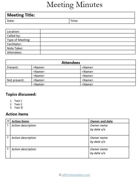 Minute Meeting Template, Meeting Minutes Template Free Printable, Meetup Format, Minutes Of Meeting Template, Project Meeting, Minutes Of Meeting, Meeting Minutes Template, Meeting Notes Template, Quotation Format