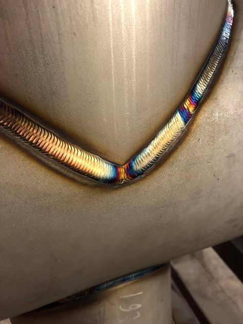 pipe weld tig stainless Underwater Welding, Copper Welding, Birthday Deals, Welded Metal Projects, Woodworking Hacks, Ultrasonic Welding, Welding Crafts, Types Of Welding, Pipe Welding