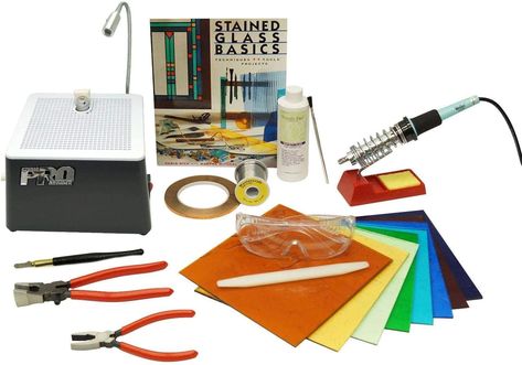 Amazon.com: Delphi Glass Premium Stained Glass Start-Up Kit | Includes Premium Quality Stained Glass, Glass Grinder, Tools and Supplies : Arts, Crafts & Sewing Stained Glass Kits, Delphi Glass, Stained Glass Supplies, Glass Store, Making Stained Glass, Flower Panels, Crafting Supplies, Art Workshop, Glazes For Pottery