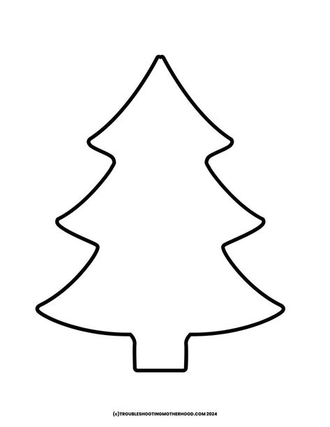 Christmas Tree Form DIY. Image: Christmas tree outline. Tree Outline Drawing, Embroidery Patterns Free Printables, Christmas Tree Templates, Christmas Tree Patterns, Free Stencils Printables Templates, Christmas Tree Outline, Printable Christmas Tree, Stencils Printables Templates, Christmas Tree Stencil