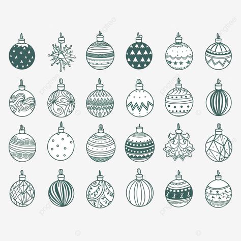 line style christmas bauble elements design in set vector illustration christmas bauble christmas Christmas Bobbles Drawing, Christmas Bauble Designs, Christmas Baubles Illustration, Christmas Bauble Drawing, Christmas Baubles Drawing, Christmas Bauble Illustration, Bauble Drawing, Baubles Illustration, Bauble Illustration