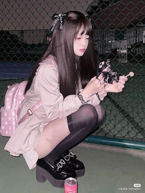 Jirai Kei Fashion, Kei Visual, Kei Fashion, Jirai Kei, J Fashion, I Love Girls, Cute Poses, Kawaii Girl, Girly Fashion