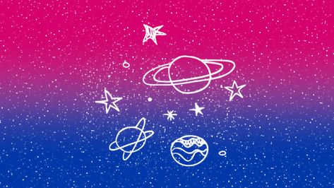 Desktop Wallpapers Tumblr, Bisexual Pride Flag, Bi Flag, Aesthetic Galaxy, Pink Tumblr Aesthetic, Desktop Wallpaper Design, Aesthetic Space, Wallpaper Dekstop, Funny Phone Wallpaper