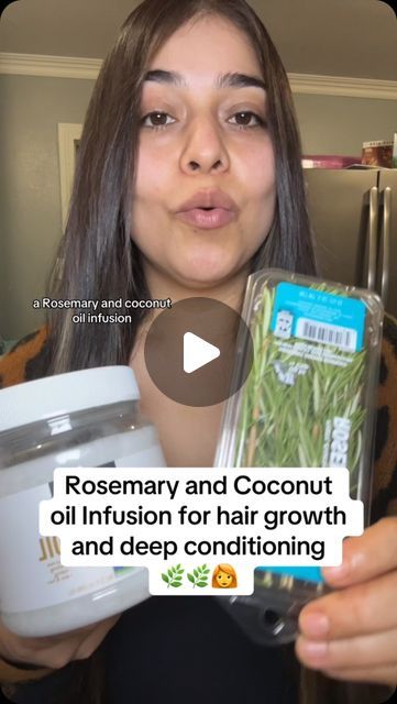 Dalila Gomez on Instagram: "Rosemary and coconut oil infusion #rosemary #coconutoil #hair" Using Rosemary Oil For Hair Growth, Rosemary And Coconut Oil For Hair Growth, Rosemary Hair Oil Recipe, How To Make Rosemary Oil For Hair, Hair Growth Oil Recipe, Hair Oil Recipe, Rosemary Oil For Hair Growth, Oil Infusion, Rosemary Oil For Hair