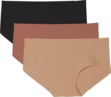 WANDER Womens Seamless Underwear 3-Pack Pure Invisible Breathable Brief Ladies Stretch Hipster Panties（Nude*3, Medium） at Amazon Women’s Clothing store Cheap Seamless Intimates, Cheap Nude Padded Intimates, Seamless Undies, Cheap Seamless Beige Intimates, Cheap Beige Brief Intimates, Seamless Panty, Seamless Panties, Cheap Non-stretch Women's Intimates, Dr Closet