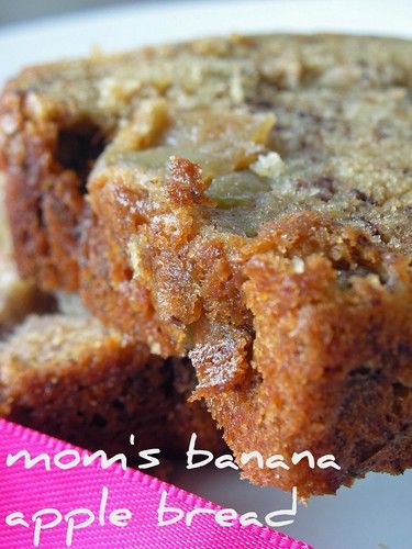 Mom’s Banana Apple Bread | a whisk and a spoon Banana Apple Recipes, Banana Apple Bread, Apple Banana Bread, Keto Banana Bread, Apple Bread Recipe, Bread Pudding With Apples, Banana Dessert Recipes, Easy Banana Bread Recipe, Baking Book