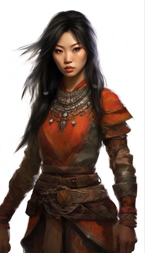 South East Asian Character Design, Asian Dnd Character, Native Dnd Character, Indian Female Warrior Character Design, Asian Pirate Character Design, Sea Elf Female Dnd, Jungle Tribe Fantasy Art, Dnd Druid, Novel Characters