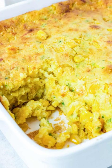 Baked Creamed Corn, Baked Creamed Corn Casserole, Creamed Corn Casserole, Scalloped Corn Casserole, Creamed Corn Casserole Recipe, Corn Pudding Casserole, Homemade Cream Corn, Scalloped Corn, Easy Corn Casserole