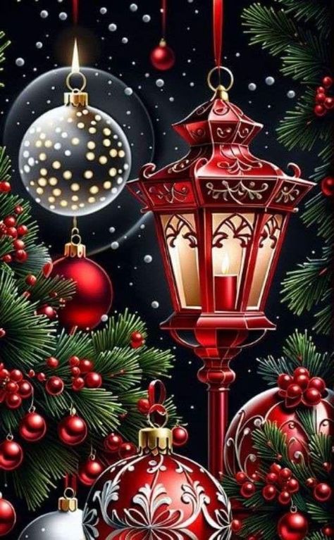 Merry Christmas Wallpaper, Merry Christmas Pictures, Christmas Scenery, Christmas Phone Wallpaper, Design Fails, Merry Christmas Images, Christmas Lanterns, Christmas Wonderland, Christmas Scenes