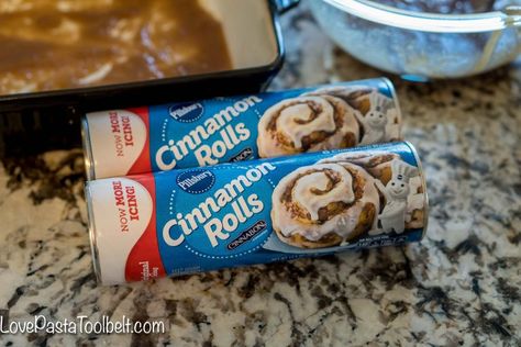 Pillsbury Cinnamon Roll Recipes, Cinnamon Roll French Toast Casserole, Cinnamon Roll French Toast Bake, Cinnamon Roll French, Cinnamon Roll French Toast, Cinnamon Roll Waffles, French Toast Casserole Overnight, Cinnamon Roll Casserole, Cinnamon Roll Pancakes