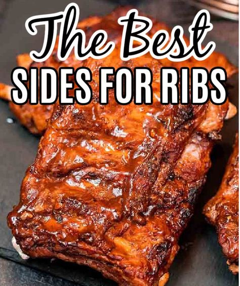 Bbq Ribs Sides Dishes, Bbq Ribs Sides, Pork Side Dishes, Side Dishes For Ribs, Bbq Sauce Homemade Easy, Slow Cooked Ribs, Slow Cooker Bbq Ribs, Best Sides, Homemade Bbq Sauce Recipe