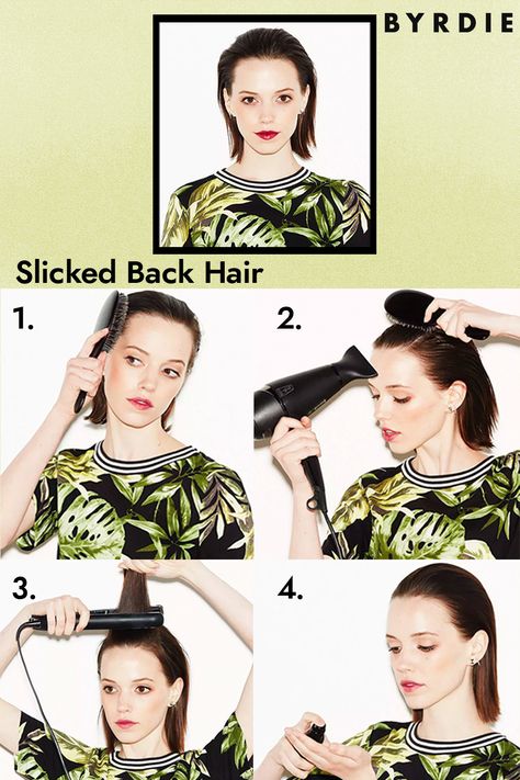 Celebrity Slicked Back Hair, Greased Back Hair Woman, Slick Back Hair How To, Loose Slick Back Hair, Slick Back Hair Short For Women, Slick Bob Hairstyles, How To Slick Back Short Hair, Slicked Back Short Hair Women, Slick Back Short Hairstyles