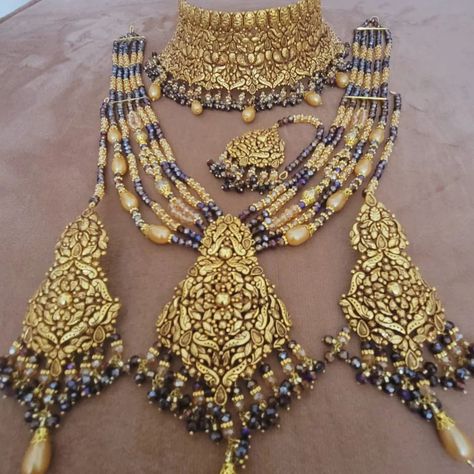 24k gold plated fancy handmade bridal Choker necklace sets new design collection artificial jewelry . Wholesaler of Unique Artificial Jewelry. . 24 karat gold plated fancy handmade artificial jewelry house 🏠 . Long lasting color Gold plated necklace and earrings with beautiful gift pack 24 karat gold polish Material: Gold Plated Attractive design Use with caution, avoid chemicals etc. Bridal love to use these styles. High quality polish that makes its beauty appealing. No one can judge like g... Bridal Choker Necklace, Artificial Jewelry, Bridal Choker, 24 Karat Gold, Necklace Sets, Choker Necklace Set, Gift Pack, Gold Polish, Design Collection