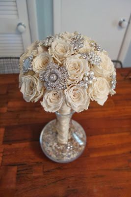 Brooch Bouquet Diy, Jeweled Bouquet, Crystal Bouquet, Bridal Brooch Bouquet, Wedding Brooch Bouquets, Wedding Bouquets Bride, Flower Bouquet Diy, Brooch Diy, Diy Wedding Bouquet