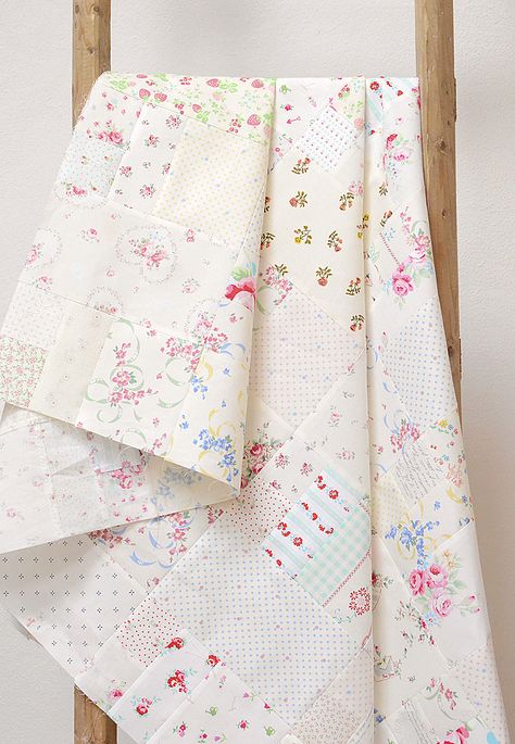 Low Volume Quilt, Shabby Chic Quilts, Neutral Quilt, Homemade Quilts, Pretty Quilt, Strip Quilts, Contemporary Quilts, Floral Quilt, Heart Quilt