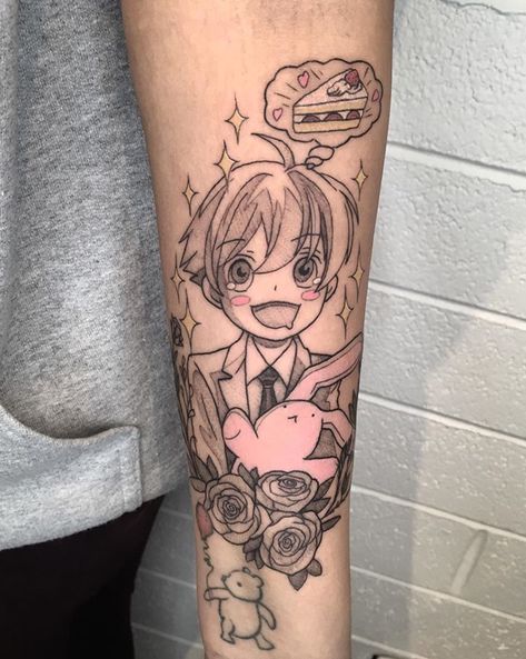 This makes me want an ouran tattoo Host Club Tattoo, Ouran Host Club Nails, Ouran Tattoo, Ouran High School Host Club Tattoo Ideas, Ouran High School Host Club Drawings, Club Tattoo, Ouran Highschool, Ouran Host Club, Cute Tiny Tattoos