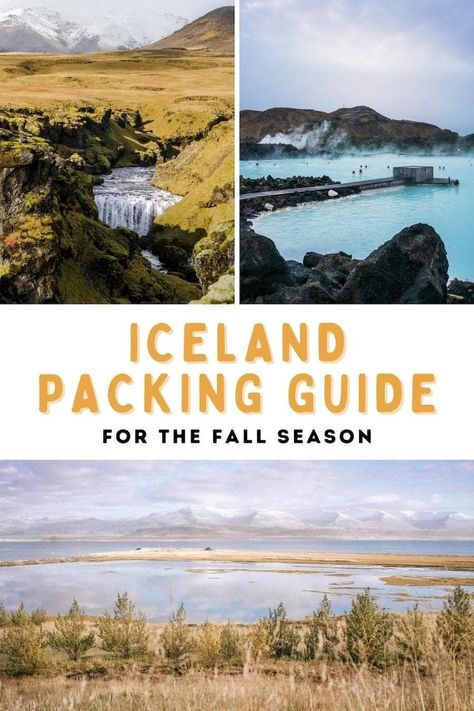 Get a complete Iceland packing list for fall including what to wear in Iceland in the fall and what to bring to Iceland in the fall. This womens packing list for Iceland in fall will give you a complete Iceland packing guide so you don't arrive only to find you left something at home. | iceland packing list september | iceland packing list october | iceland packing list fall | what to pack for iceland in fall | what to pack for iceland in september | what to pack for iceland in october Iceland October Packing List, What To Wear In Iceland In September, Iceland In September, Iceland In October, What To Pack For Iceland, What To Wear In Iceland, Iceland Travel Photography, Fall Packing List, Iceland Packing List