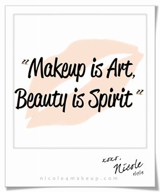 Makeup is Art, Beauty is Spirit. #quote | Quotes | Pinterest ... Makeup Is Art, Makeup Artist Quotes, Artist Quotes, Makeup Quotes, Up Quotes, Trendy Makeup, Yves Rocher, I Love Makeup, Beauty Quotes