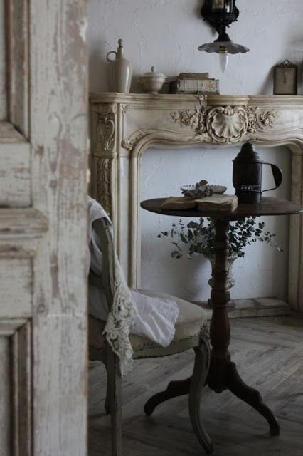 Decoration Shabby, French Country Design, Faux Fireplace, French Cottage, French Country Cottage, French Interior, French Country House, French Country Style, French Decor