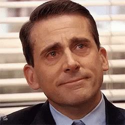 Michael Scott The Office GIF - MichaelScott TheOffice Sad - Discover & Share GIFs Happy Tears Gif, Tears Gif, Michael Scott The Office, Crying Gif, Crying Tears, The Office Show, My Teacher, Michael Scott, Happy Tears