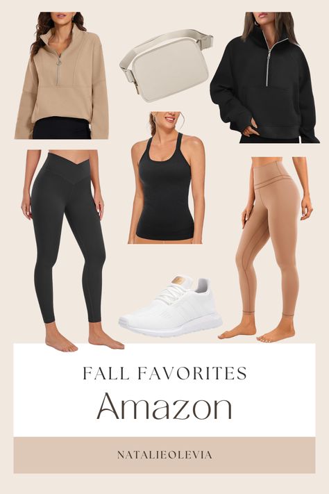 Embrace the chilly season with our must-have Amazon athleisure & activewear picks! Perfect for cozy lounging or your next fitness adventure. Discover versatile pieces that blend comfort & style, all at your fingertips. Step into fall, feeling fabulous & fit. Fall Neutral Outfits, Amazon Athleisure, Amazon Activewear, Fall Loungewear, Activewear Lululemon, Fall Activewear, Fall Feeling, Neutral Outfits, Amazon Favorites