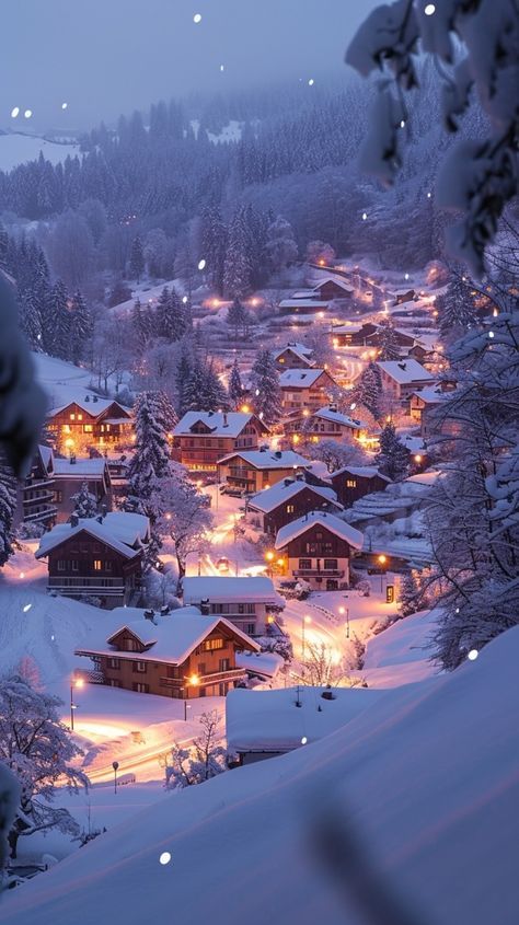 Winter Evening Aesthetic, Winter Scenery Beautiful, Winter Background Aesthetic, Invierno Aesthetic, Winter Wallpaper Hd, Peaceful Pictures, Dreamy Pictures, Snowy House, Winter Wonderland Wallpaper