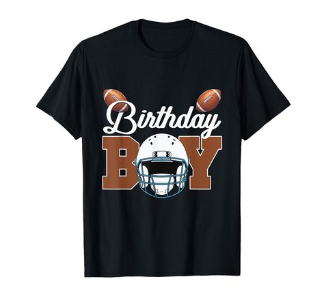 PRICES MAY VARY. Kids Football Party, Get this cute little football fan's birthday themed party graphic outfit, perfect gifts for the bday boy sports lover for a touchdown party with field goals, team colors, end zone, kickoff time, penalty flags, get ready for a fun game Football Gifts for Kids, Boys, Girls, Toddlers will love this birthday football costume, a fun party favor for all the little football players & athletes, a great present for family & friends on Christmas, Halloween, Gridiron G Kids Football Party, Boys Football Party, Kids Football Parties, Graphic Outfit, Football Costume, Birthday Football, Party Graphic, Boy Squad, Football Birthday Party