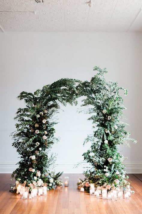 lush greenery winter wedding arch ideas Winter Floral Backdrop, Wedding Arch Ideas Winter, Winter Backdrop Photography, Winter Backdrop Wedding, Winter Wonderland Bridal Shower Decor, Winter Floral Arch, Winter Wonderland Wedding Backdrop, Winter Wedding Arch Flowers, Winter Wonderland Flowers