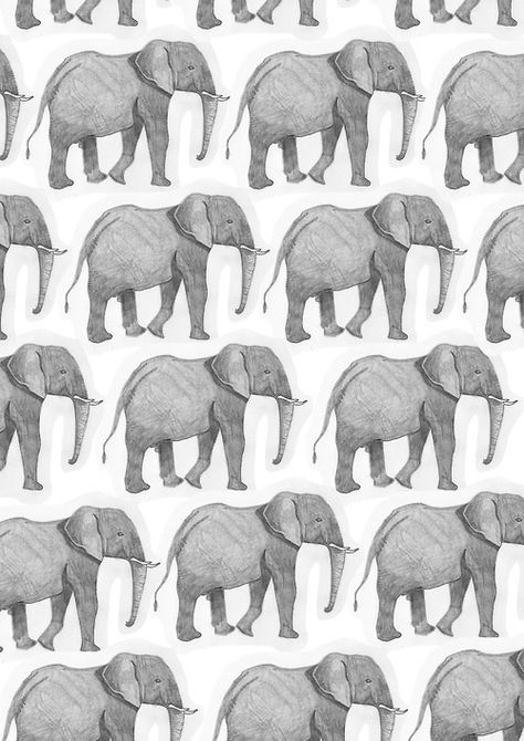 Elephant pattern iphone wallpaper Elephant Wallpaper, Elephant Love, Elephant Pattern, Elephant Art, Cute Elephant, An Elephant, Elephant Print, Pretty Prints, Pics Art