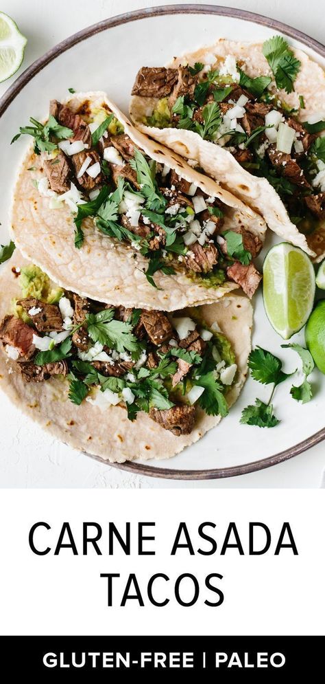 Authentic Carne Asada, Carne Asada Tacos Recipe, Flank Steak Tacos, Street Taco Recipe, Taco Tuesday Recipes, Tarte Vegan, Carne Asada Recipes, Carne Asada Tacos, Asada Tacos