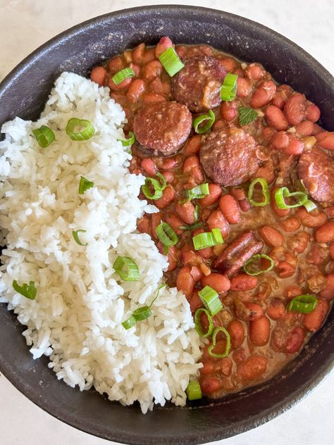 Red Beans and Rice Recipe Red Beans And Rice With Cornbread, Easy Red Beans And Rice With Sausage, Great Northern Beans And Rice, Gluten Free Red Beans And Rice, Stovetop Red Beans And Rice, Stove Top Red Beans And Rice, Dry Red Beans Recipe, Blue Runner Red Beans And Rice, Sausage Beans And Rice Recipes