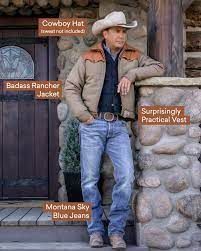 Yellowstone Outfits, John Dutton, Modern Cowboy, Boots Outfit Men, Cowboy Up, Estilo Country, Cowboy Outfits, Mens Casual Dress Outfits, Kevin Costner